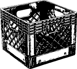Record Crate (Shopping Cart)