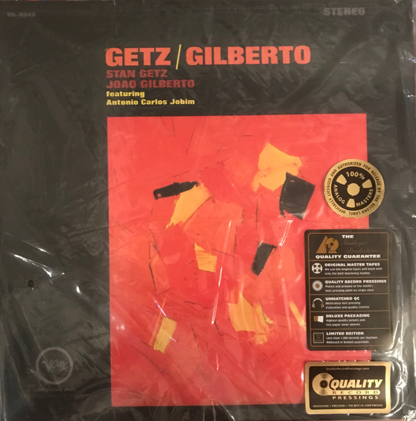 LP 知られざる高音質盤!! STAN GETZ,JOAO GILBERTO feat. ANTONIO 