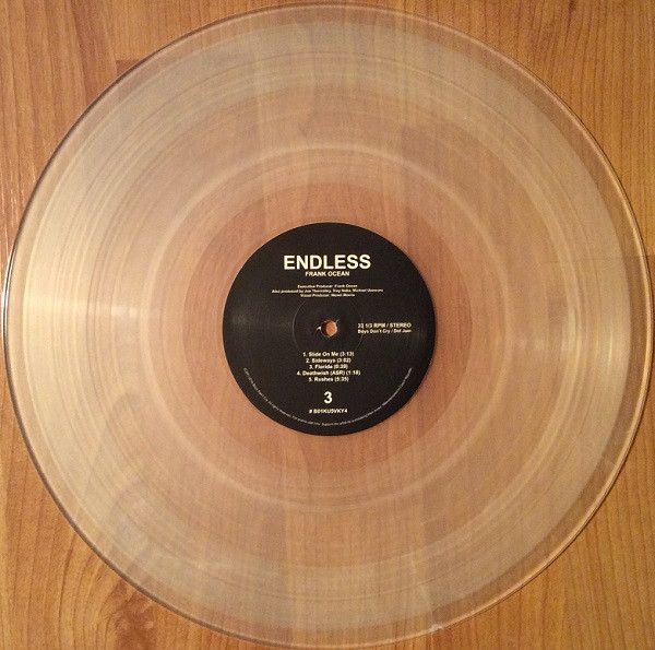 FRANK OCEAN - ENDLESS [COLOURED VINYL] – Horizons Music