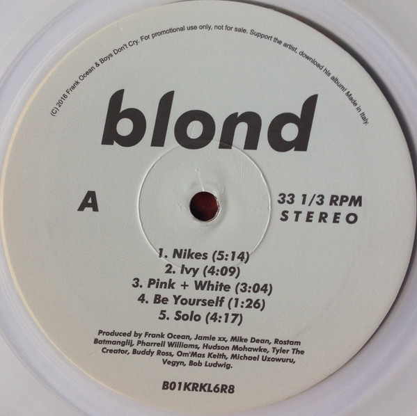 korrekt klart Lyn Frank Ocean - Blond - New Vinyl - High-Fidelity Vinyl Records and Hi-Fi  Equipment Hollywood Los Angeles CA
