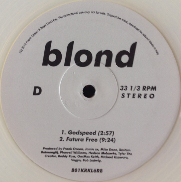 Frank Ocean Blond shops Vinyl