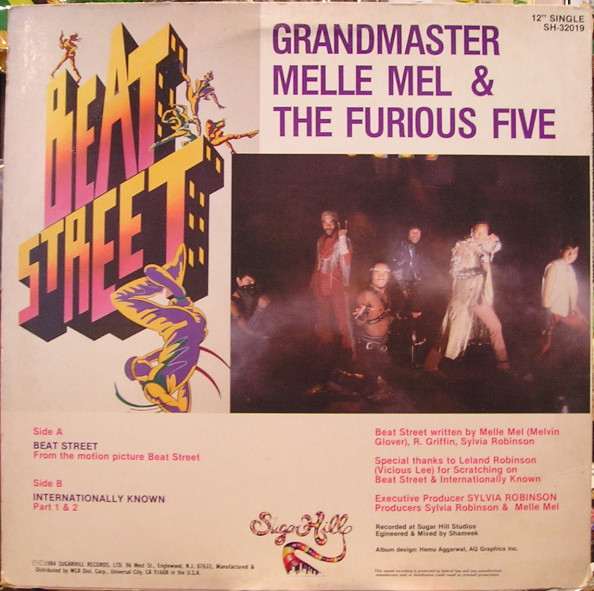 Grandmaster Melle Mel & The Furious Five - Beat Street / Internationally  Known - Used Vinyl - High-Fidelity Vinyl Records and Hi-Fi Equipment  Hollywood Los Angeles CA