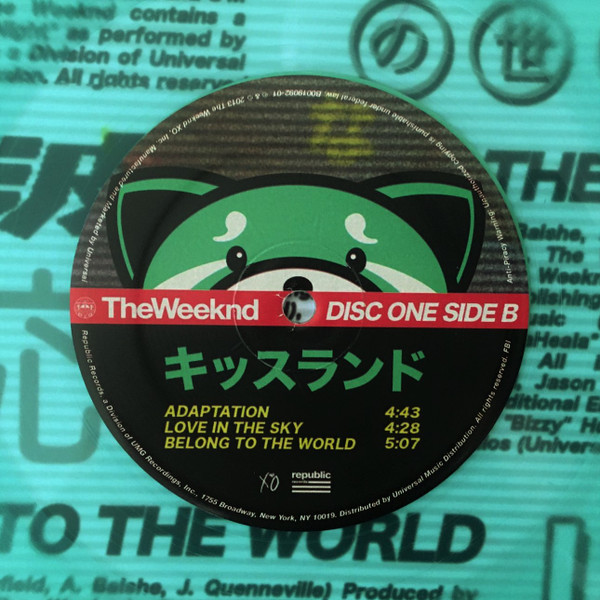 The Weeknd - Kiss Land 2xLP (Black Vinyl)