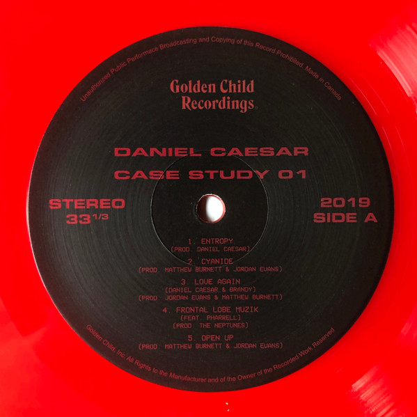 Daniel Caesar - Case Study 01 - Used Vinyl - High-Fidelity Vinyl 