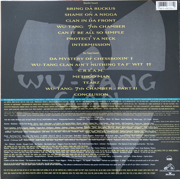 Wu-Tang Clan - Can It Be All So Simple / Da Mystery Of Chessboxin