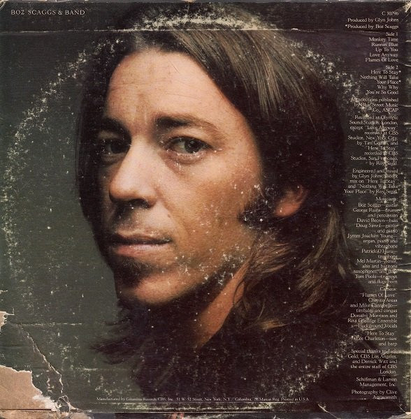 Boz Scaggs & Band - Boz Scaggs & Band - Used Vinyl - High-Fidelity