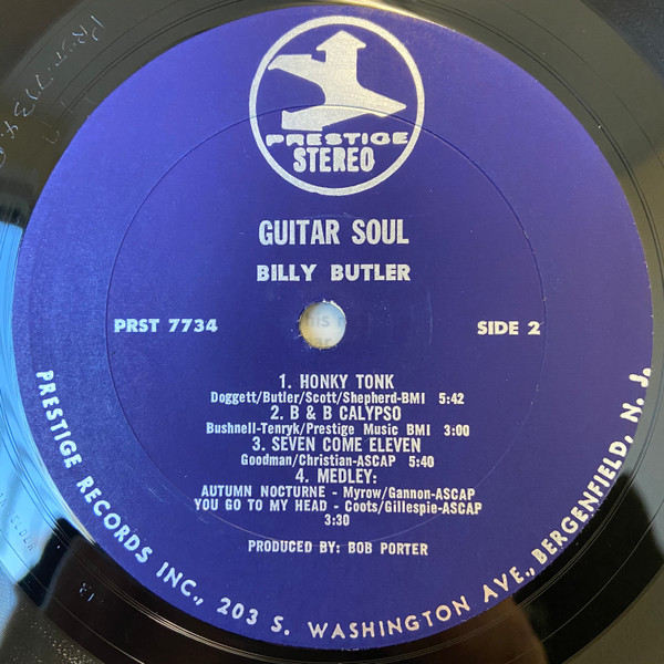 Billy Butler - Guitar Soul! - Used Vinyl - High-Fidelity Vinyl