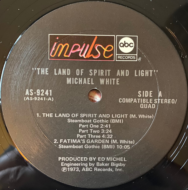 Michael White - The Land Of Spirit And Light - Used Vinyl - High
