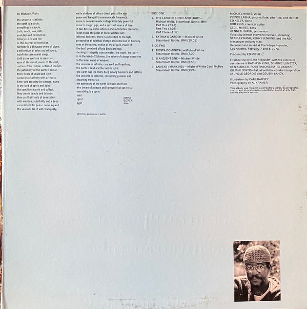 Michael White - The Land Of Spirit And Light - Used Vinyl - High