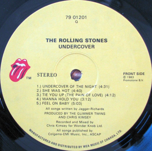 Il Rolling Stones - lavoro sporco - Vintage vinile copertina album