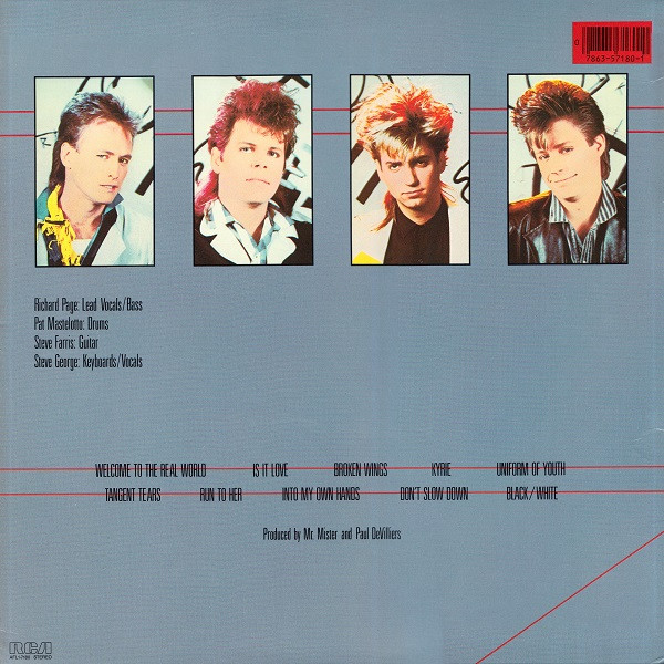 Mr. Mister - Welcome To The Real World - Used Vinyl - High