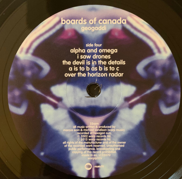 Boards Of Canada - Geogaddi - New Vinyl - High-Fidelity Vinyl
