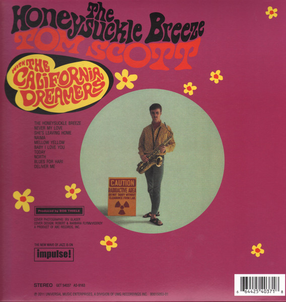 Tom Scott - The California Dreamers - The Honeysuckle Breeze - New