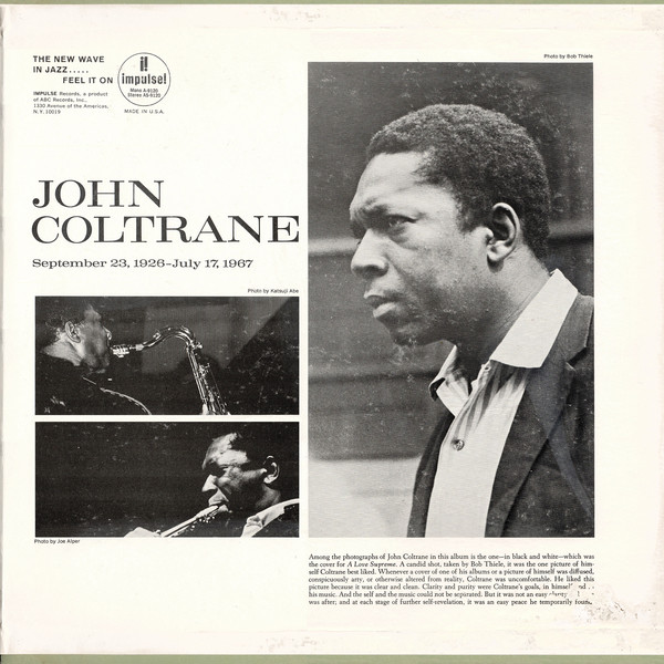 John Coltrane - Expression - Used Vinyl - High-Fidelity Vinyl Records ...