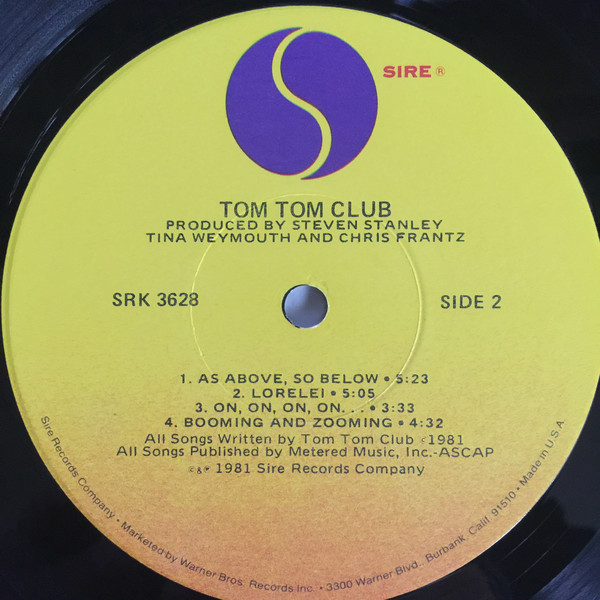 Tom Tom Club Tom Tom Club Used Vinyl HighFidelity Vinyl Records