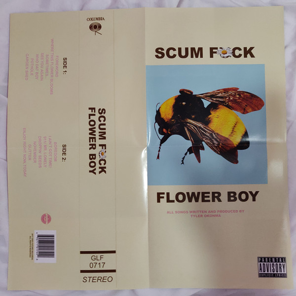 tyler the creator flower boy cd