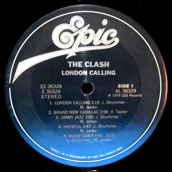 The Clash London Calling Vinyl 2x LP Record E2 36328 deals Ultrasonic Cleaned