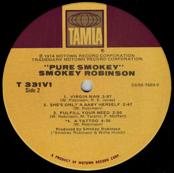 Smokey Robinson - Pure Smokey - Used Vinyl - High-Fidelity