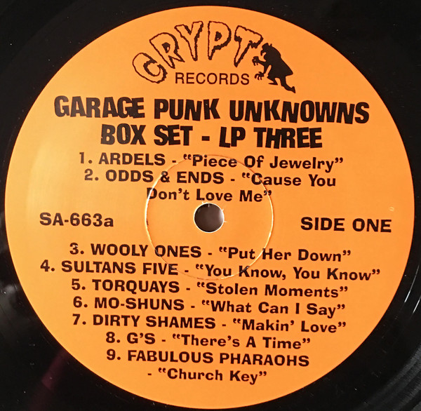 Various - Garage Punk Unknowns - Used Vinyl - High-Fidelity Vinyl ...