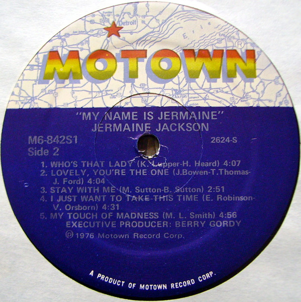 Jermaine Jackson - My Name Is Jermaine - Used Vinyl - High