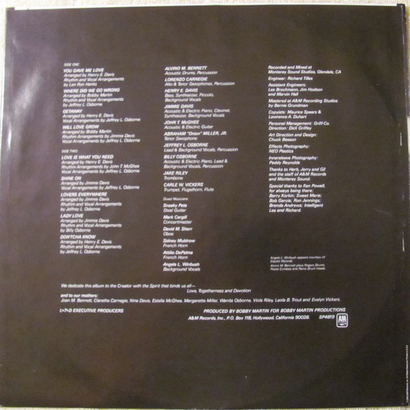 L.T.D. - Shine On - Used Vinyl - High-Fidelity Vinyl Records and Hi-Fi ...