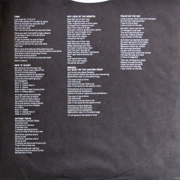 The Stranglers - Black And White - Used Vinyl - High-Fidelity Vinyl ...