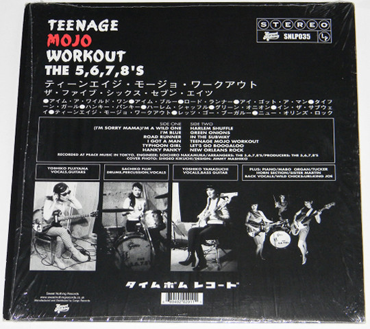 The 5.6.7.8's - Teenage Mojo Workout - Used Vinyl - High-Fidelity Vinyl  Records and Hi-Fi Equipment Hollywood Los Angeles CA