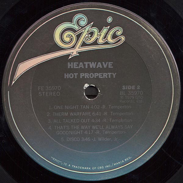 Heatwave Hot Property Used Vinyl High Fidelity Vinyl Records And Hi Fi Equipment Hollywood 