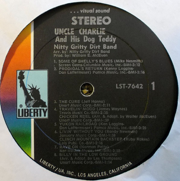Nitty Gritty Dirt Band - Uncle Charlie & His Dog Teddy - Used Vinyl ...