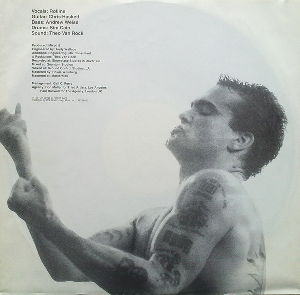 Rollins Band - The End Of Silence - Used Vinyl - High-Fidelity