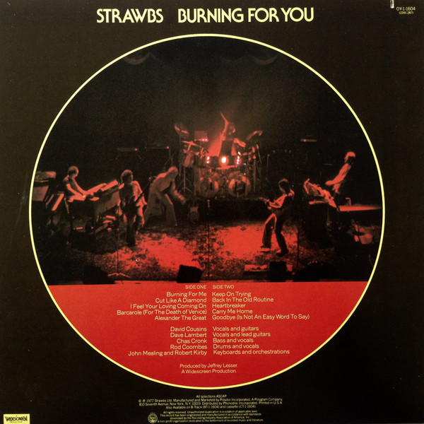 Strawbs - Burning For You - Used Vinyl - High-Fidelity Vinyl Records ...