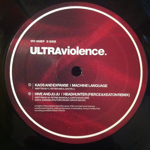 Various - ULTRAviolence - Used Vinyl - High-Fidelity Vinyl Records And ...