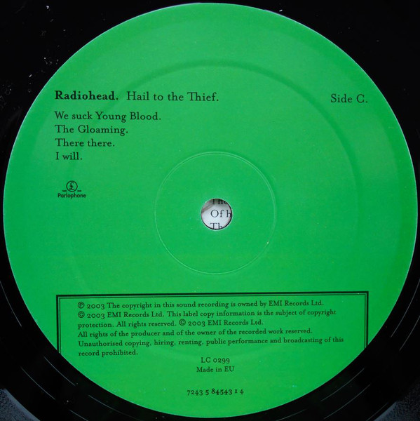 RADIOHEAD hail to the thief レコード アナログ 産地直送 | softlove