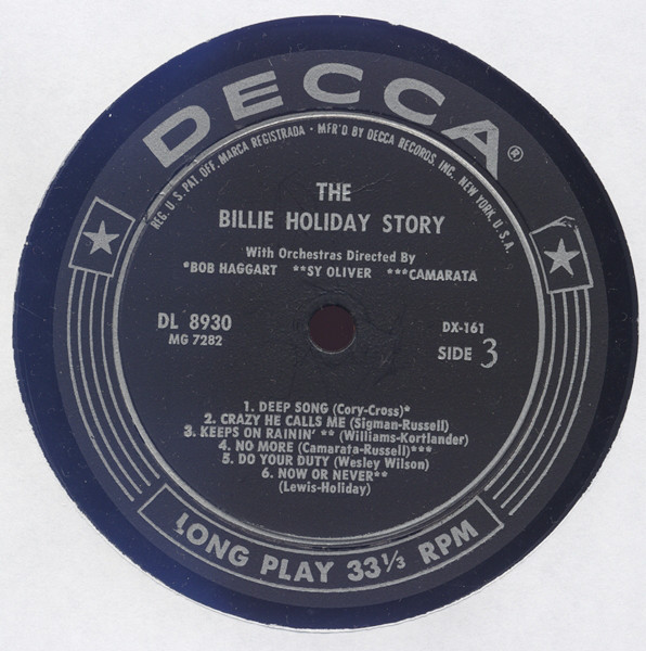 Billie Holiday - The Billie Holiday Story - Used Vinyl - High-Fidelity 
