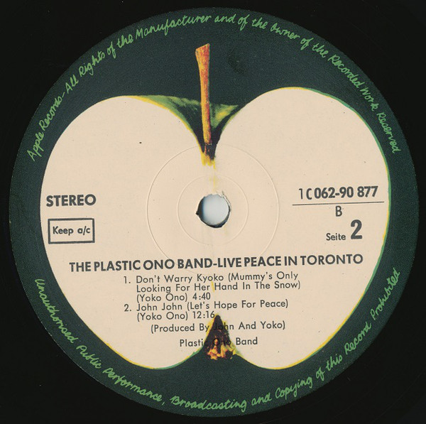 plastic ono band shirt