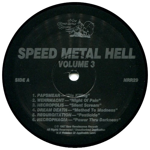 Various - Speed Metal Hell - Volume Three - Used Vinyl - High-Fidelity ...