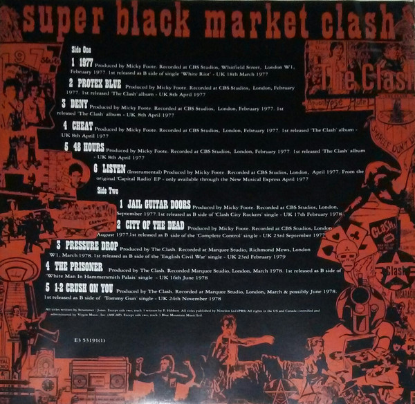 The Clash - Super Black Market Clash - Used Vinyl - High-Fidelity