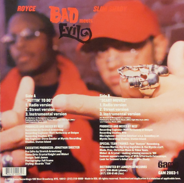 Bad Meets Evil - Eminem - Slim Shady - Royce Da 5'9