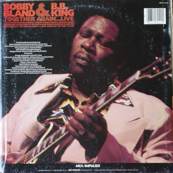 Bobby Bland - B.B. King - Together Again...Live - Used Vinyl - High ...