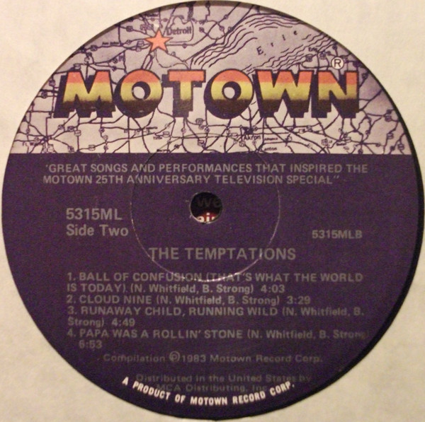 The Temptations - Great Songs And Performances That Inspired The Motown ...