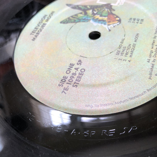 Television - Marquee Moon - Used Vinyl - High-Fidelity Vinyl