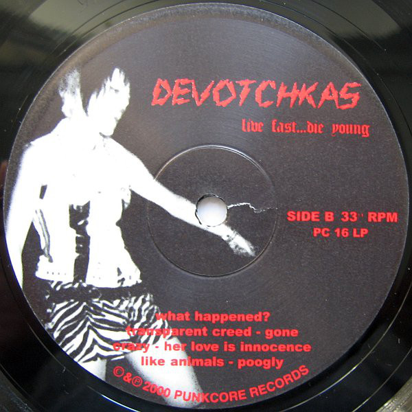 【激レア廃盤】DEVOTCHKAS /Live Fast... DieYoung Devotchkas - Live Fast Die Young - Used Vinyl - High-Fidelity