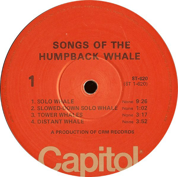 Humpback Whale - Songs Of The Humpback Whale - Used Vinyl - High