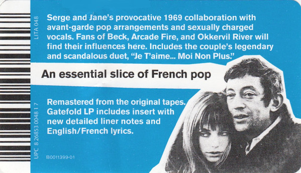 Serge Gainsbourg Jane Birkin Jane Birkin Serge Gainsbourg Used Vinyl High Fidelity Vinyl Records And Hi Fi Equipment Hollywood Los Angeles Ca