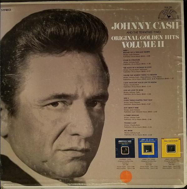 Johnny Cash The Tennessee Two Original Golden Hits Volume II Used   R 3773004 1549652400 2831 