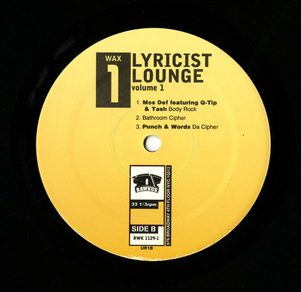Various - Lyricist Lounge Volume One - Used Vinyl - High-Fidelity