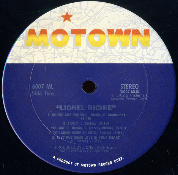 Lionel Richie - Lionel Richie - Used Vinyl - High-Fidelity Vinyl ...