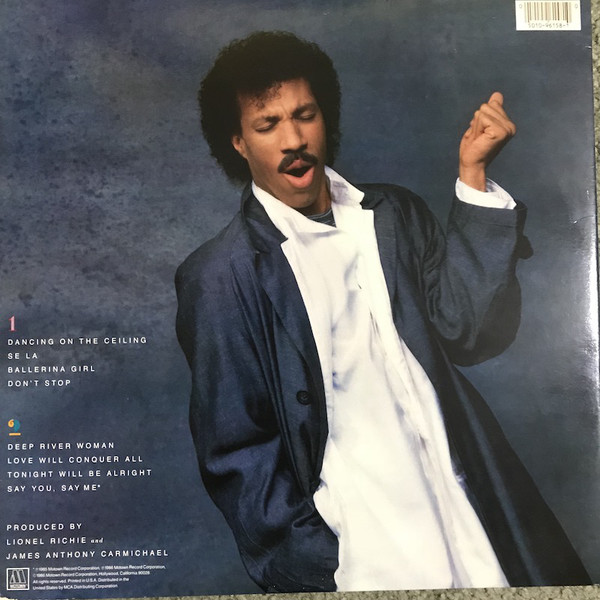 Lionel Richie Dancing On The Ceiling Used Vinyl High