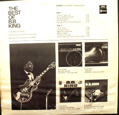 B.B. King - The Best Of B.B King - Used Vinyl - High-Fidelity Vinyl ...