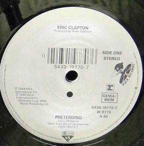 ERIC CLAPTON : Pretending 7-Single 